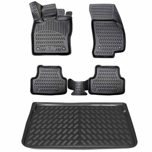 Set tappetini gomma e - tappetini,